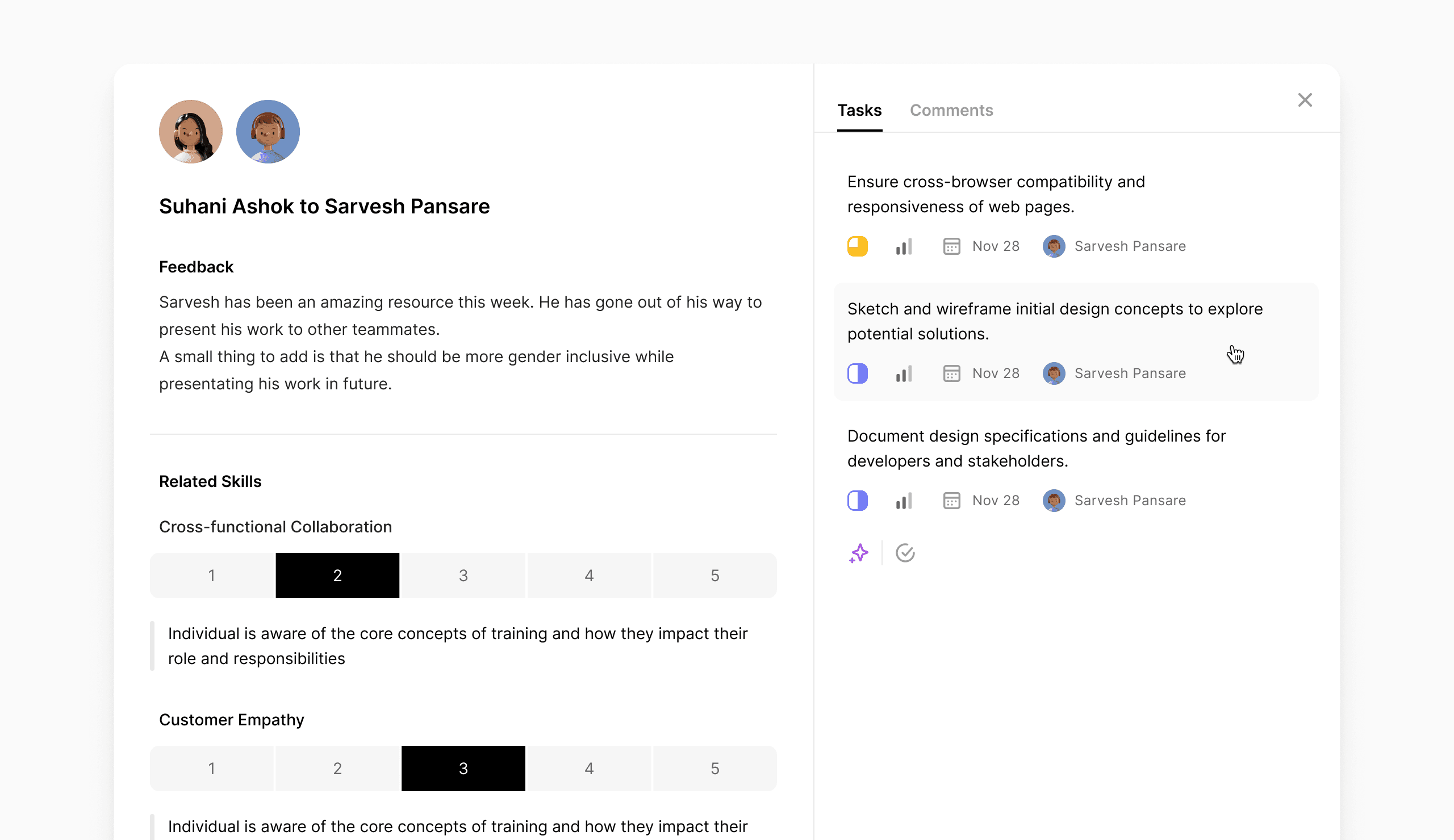 Lyearn UI & visuals