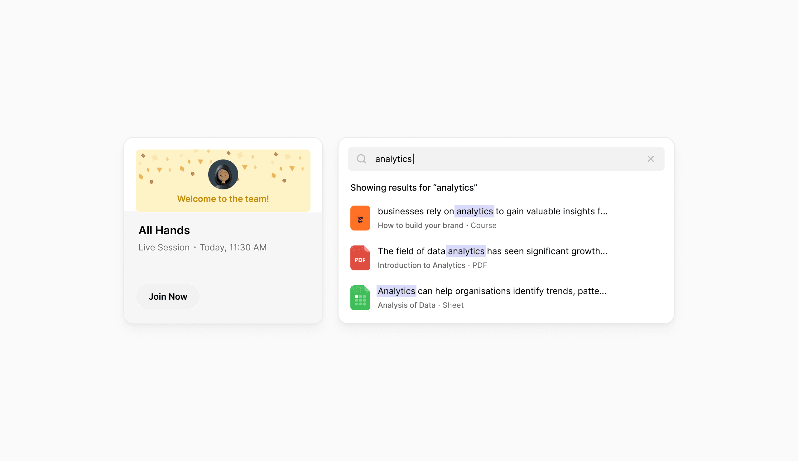 Lyearn UI & visuals